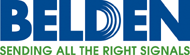 BELDEN - Sending all the right signals logo